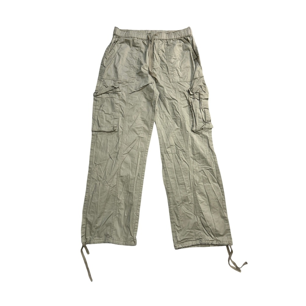 Vintage Cargo Pants Mens 32 Tan Excellent‎ Drawstring Hem Multi-Pocket Utility